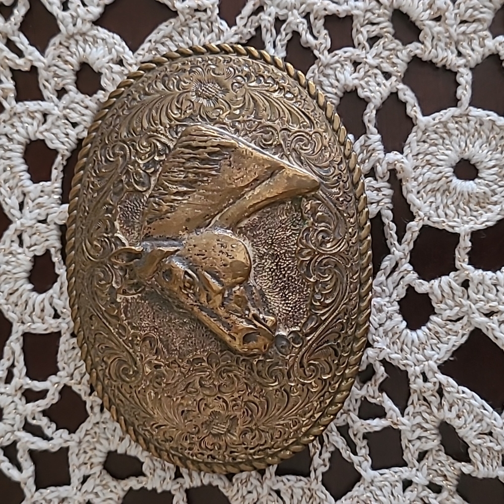 Bronze Crumrine Horsehead Buckle
